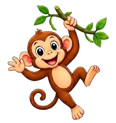 Monkey - Super Kids Activity Mascot