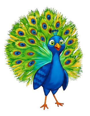 Peacock - Super Kids Mascot